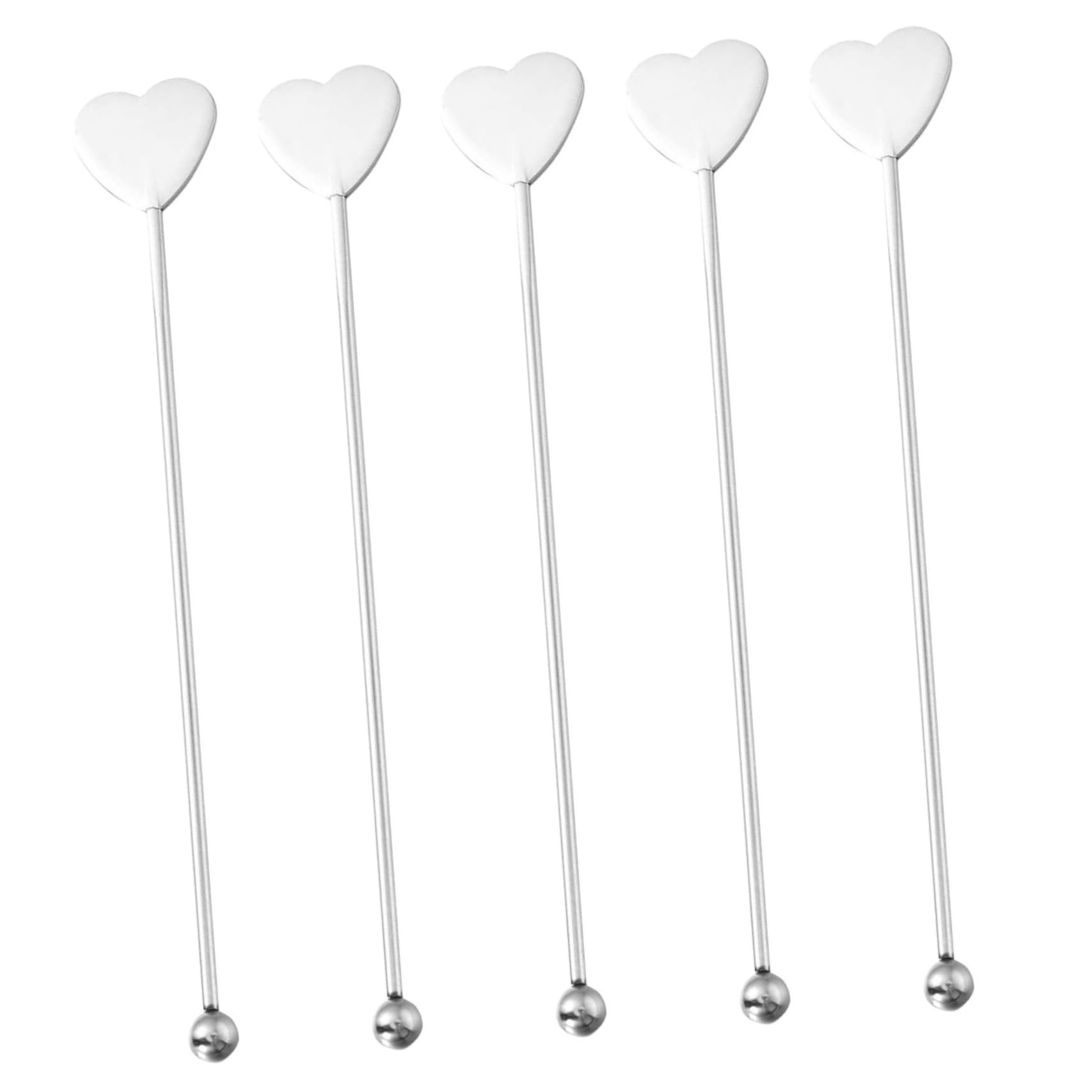 Palitos de cóctel para mezclar bebidas PRETYZOOM, púa de martini de acero inoxidable para fiestas