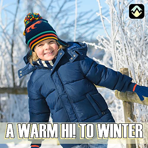 PEAK 2 PEAK Toddler Winter Hat & Mitten Set for Boys & Girls – Multiple Styles – Ages 2–4 Years2