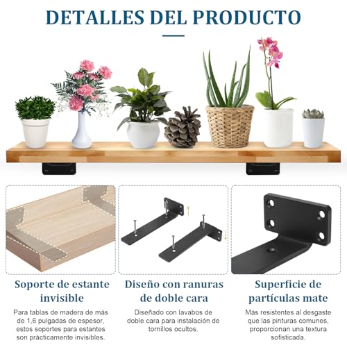 Ménsulas de metal para repisas 27 Imagen adicional
