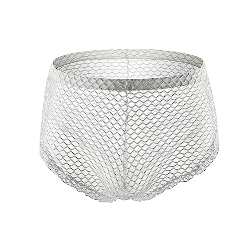 Mens Elastic Breathable Underwear Mesh Sheer Panties Naughty Cheeky Lingerie2
