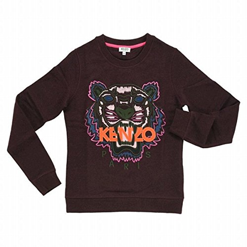 【ケンゾー】 Kenzo Sweatshirt F762SW7054XC 86 スウェット トレーナー タイガー レディース バイオレット 紫 長袖 刺繍 【並行輸入品】 (XS)