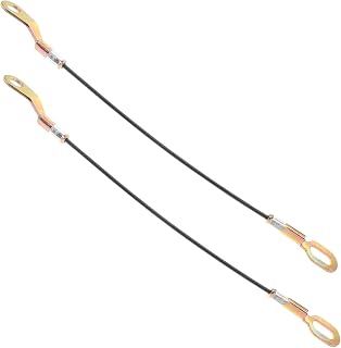 LEDMOMO テールゲートサポートケーブル交換用ペア 11-19対応 BT50 B2500用 真鍮 ゴム製 自動車用テールゲートケーブル トラック荷台開閉補修部品 DIY整備向け