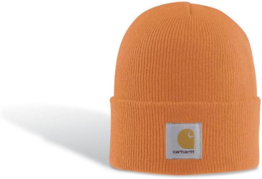 Carhartt Men's Acrylic Watch Hat,Orange,One Size