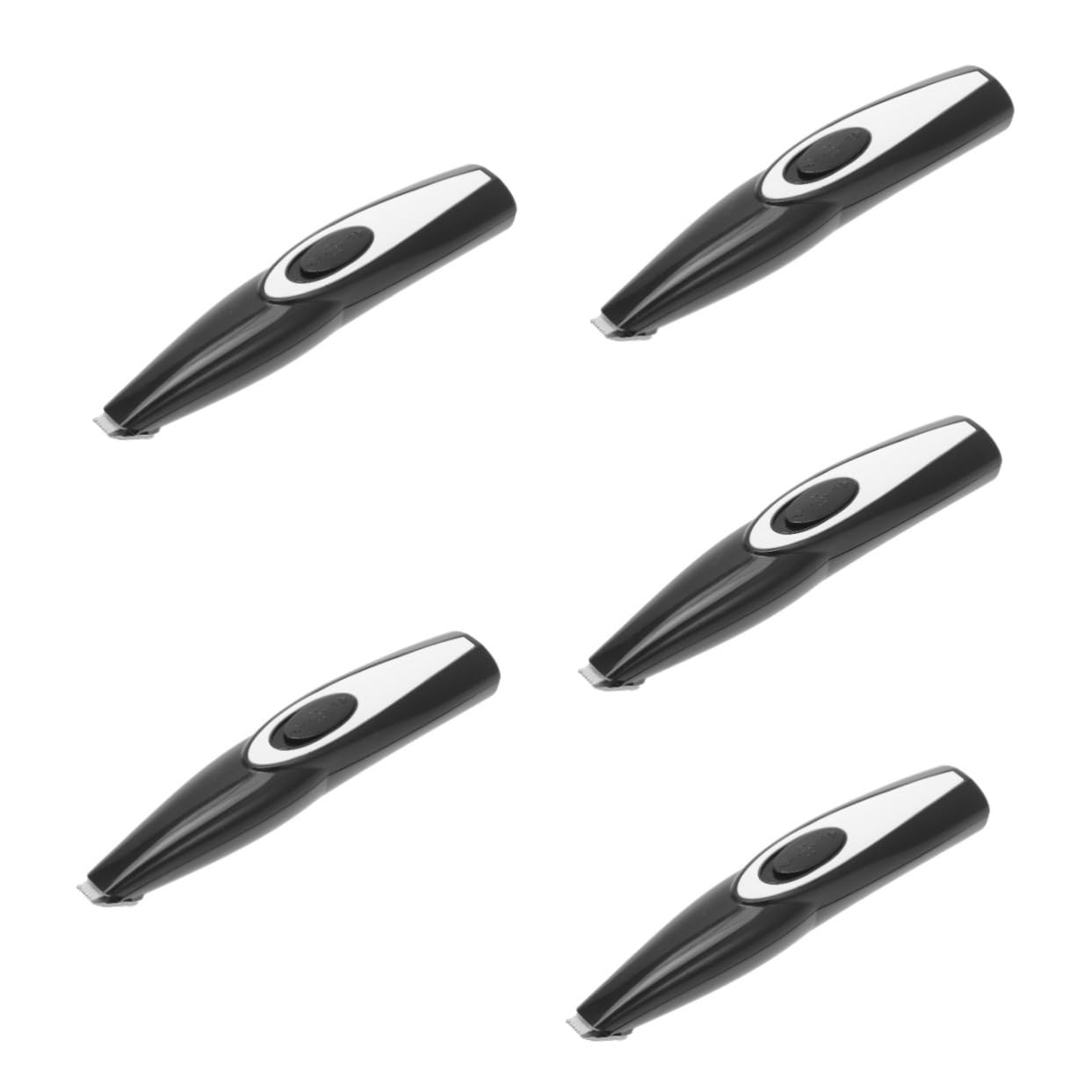 Milisten 5piezas Cortapelos Eléctrico Recargable Usb Para Mascotas Cortadora De Pelo De Gatos y Perros Herramienta De Aseo Para Patas y Cara Azul y Negro Aleatorio