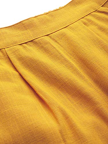 Image of Jaipur Kurti Women's Pleat-Front Regular Pants