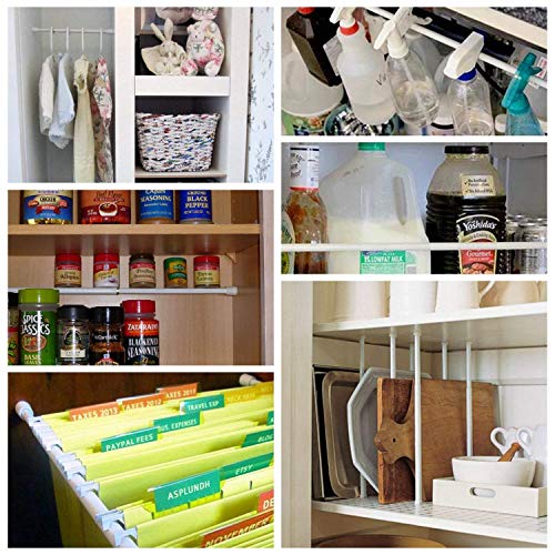 Wellgoods 1 Piece Small Spring Curtain Tension Rods Adjustable Extendable Rod For Cupboard Bathroom Window Closet -15.7 To 27.5 Inches #TOP5