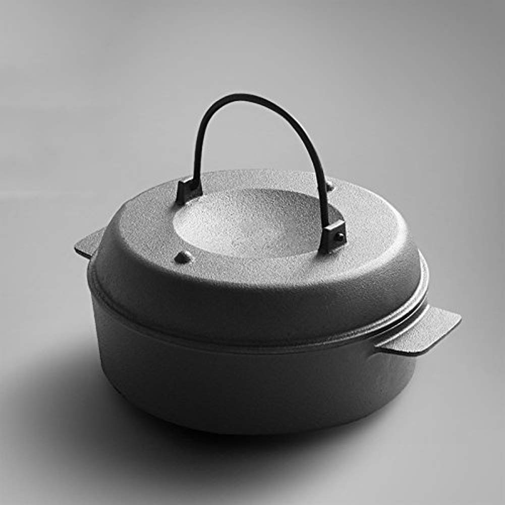 Gerösteter Eintopf Haushaltsgusseisen 22 cm Multifunktionale Süßkartoffel Gebackene Süßkartoffeln Maisnudelpfanne Heimtopf Perfekt für die Frühstücksbratpfanne