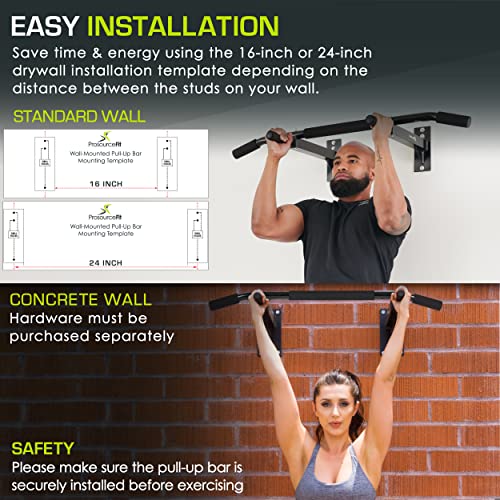 Image of ProsourceFit Pull Up Bar for Multi Use Fitness & Home Gym Exercise