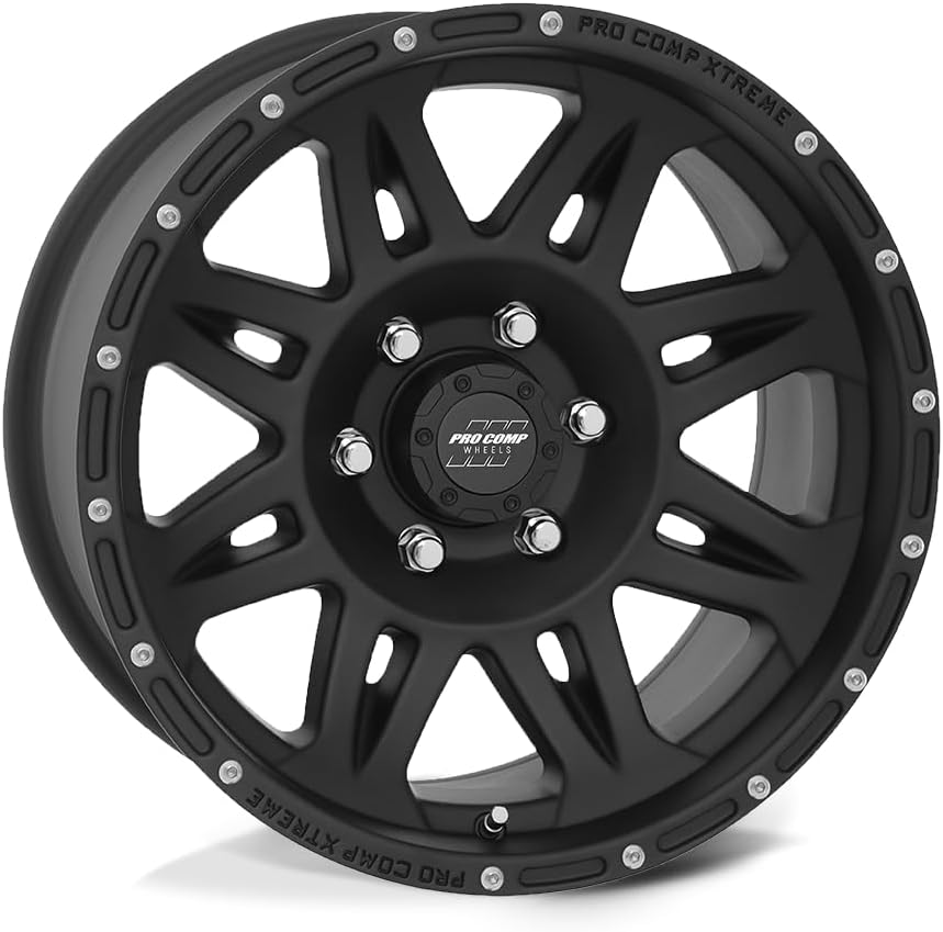 Pro Comp Alloys TORQ 17X9 6X135 4.76-6mm FLAT BLACK - PXA7005-7936