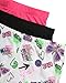 Dreamstar Girls Active Shorts Set - 6 Piece Fashion T-Shirts and Performance Bike Shorts - Summer Outfit for Girls (7-16), Size 10-12, Butterflies