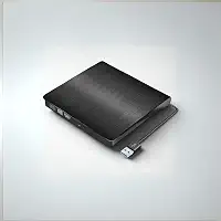 Gravador e Leitor de DVD Externo USB 3.0 – Portátil Slim para PC e Notebook, Preto | Alta Velocidade e Compatibilidade Universal