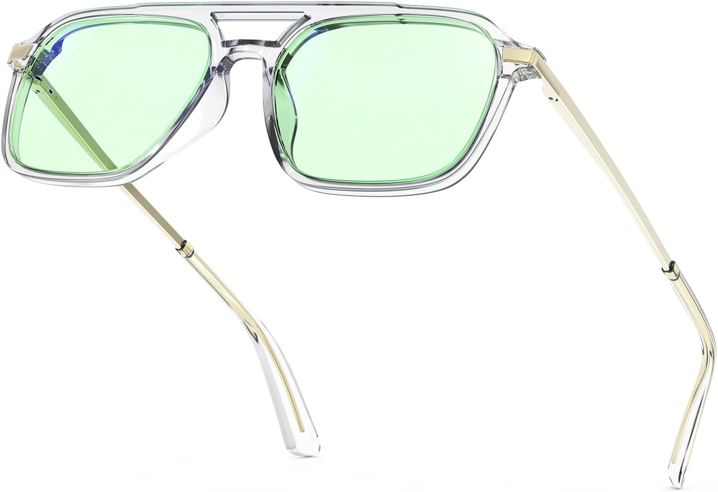 Goiteia blaulichtfilter brille damen herren-Leicht getönte Sonnenbrille UV-Schutz-Entlastet die Augen bei Computer und Digitalanwendungen-Ultraleicht und mit Federscharnieren für besseren Komfort