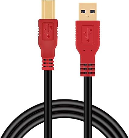 Amazon Co Jp プリンタケーブル1m Usb 2 0プリンタケーブル コードタイプa Hp Canon Epson Dell Samsungなどのプリンタ用のオス オスケーブル 1m 3feet パソコン 周辺機器