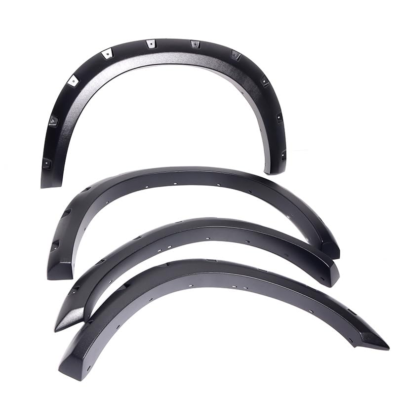 Auto Kotflügelverbreiterungen Set für Dodge RAM 1500 2009-2015, Auto Kotflügel Radlauf Verbreiterung Kotflügelverbreiterung Schutz Dekoration Zubehör für Geländewagen