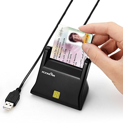 APPROX Circa Lettore Di Smart Card USB 2.0 Nero – Legge Tutte Le Schede, Plug And Play