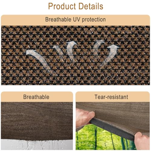 Tela de sombra anti UV 90% transpirable para regular calor en huertos 3