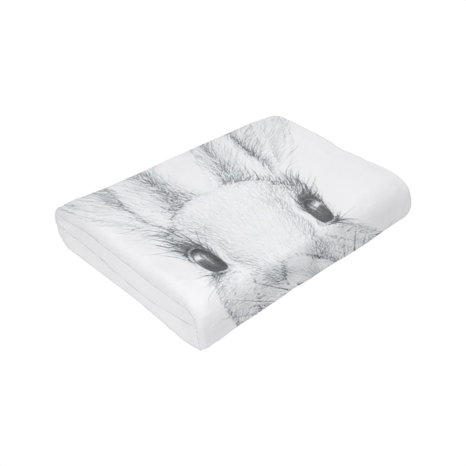 Amazon｜毛布 兎 ウサギ うさぎ柄 素描 可愛い アニメ 軽量