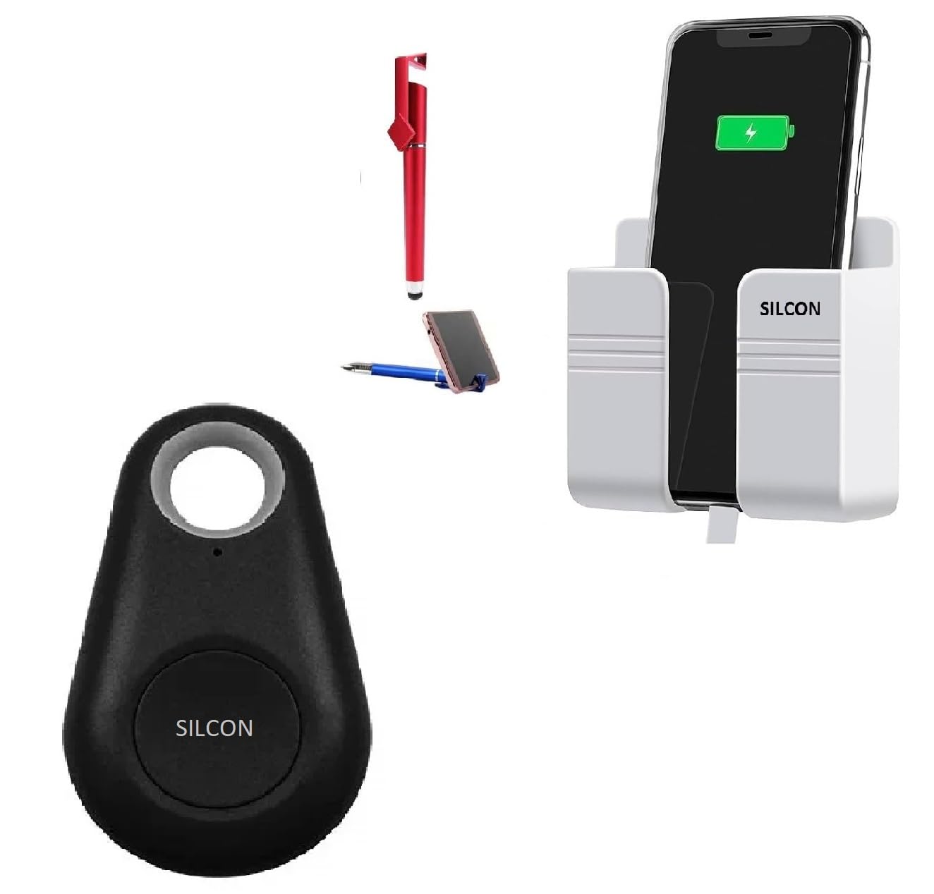 Wireless Bluetooth 4.0 Anti-Lost Anti-Theft Alarm Device Tracker GPS Locator Key/Dog/Kids/Wallets Finder Tracer w/Camera Remote Shutter & Recording for i-Phone i-Pad & Android.(Combo Pack Offer)