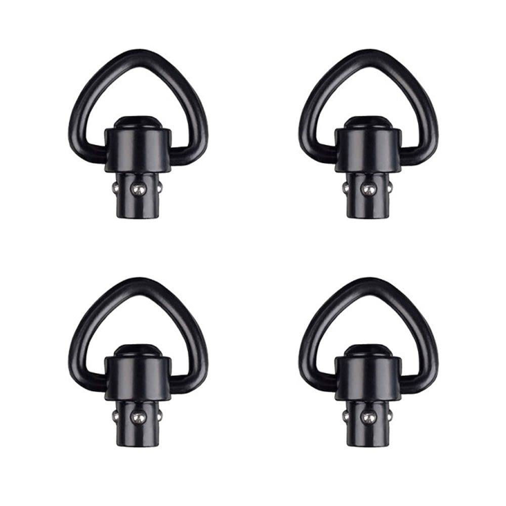 QD Sling Swivel Mount 1" Heavy Duty D-Loop Sling Swivels Quick Detach/Release for Two Point Sling