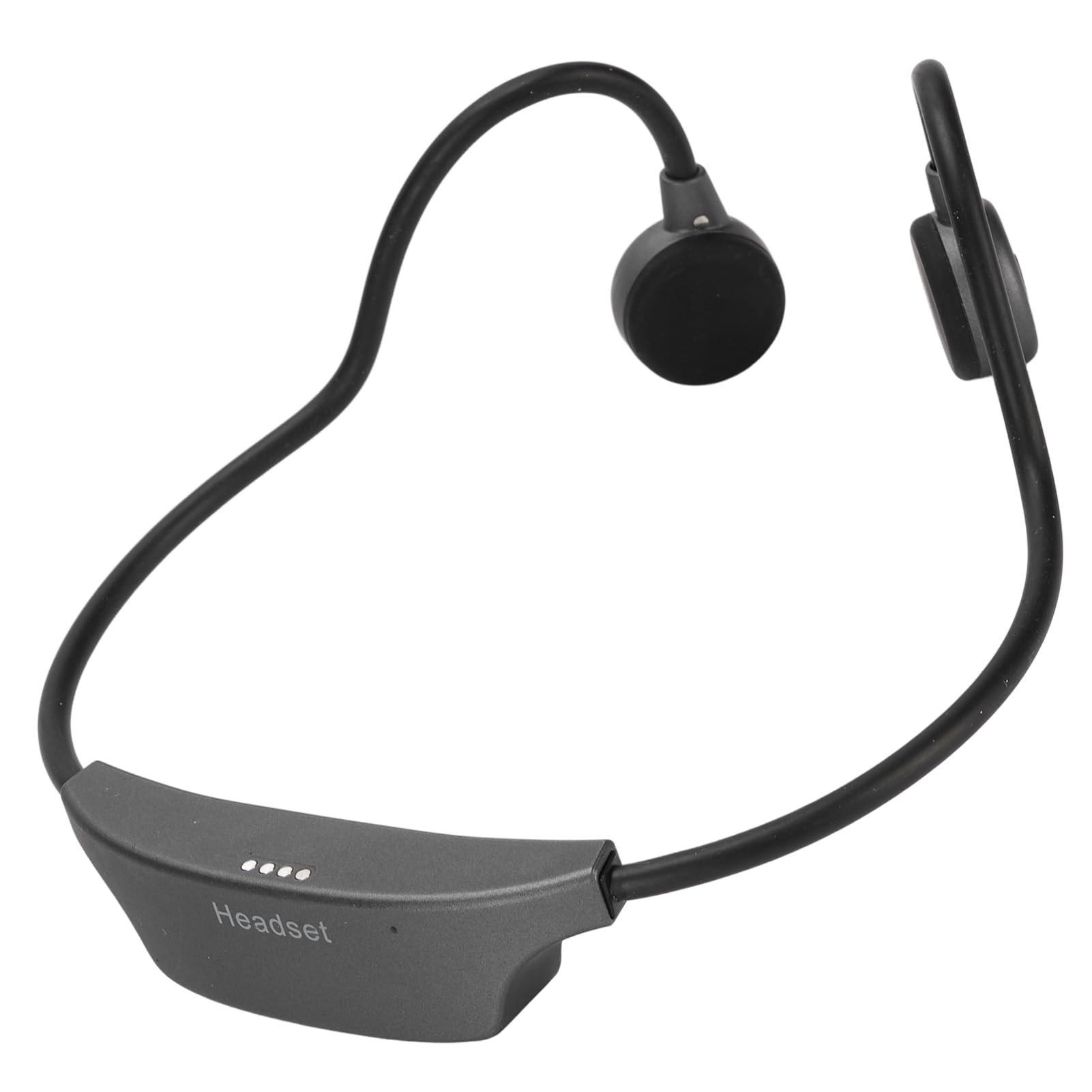 PUSOKEI Casque à Conduction Osseuse Bluetooth 5.3 Écouteurs sans Fil (Grey)