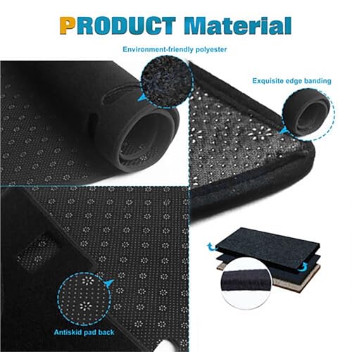 Tapis de tableau de bord pour Chevrolet Silverado et GMC Sierra 2007-2013 - 2