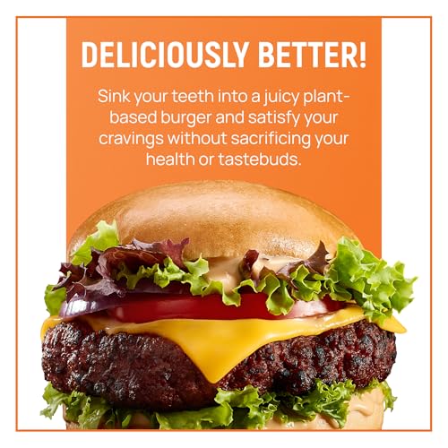 image for Switch Foods Plant-Based Burger Patties | High-Protein | Soy, Gluten, 