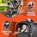 Baby Trend Infant and Toddler Double Stroller & 2 Car Seat Combo, 3 Pc Set, Khaki - Portable and Lightweight Stroller Duo and Car Seat Travel System Tandem