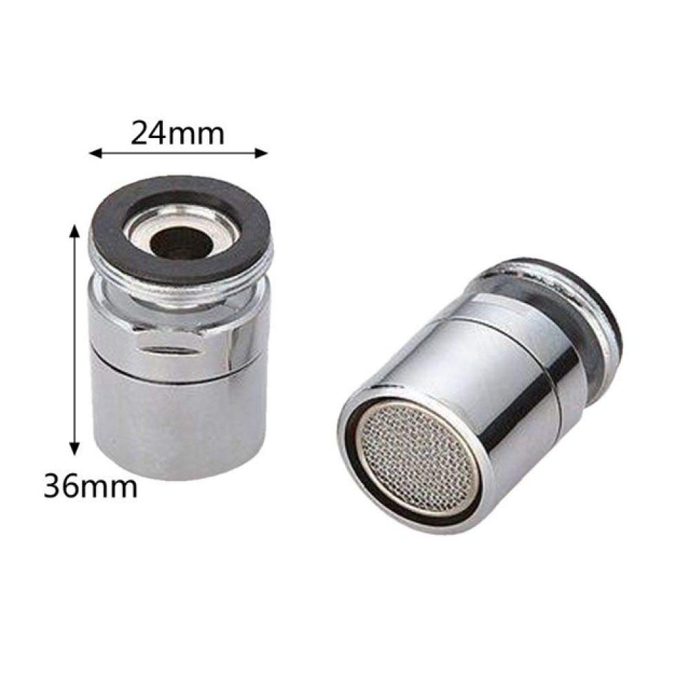 Accesorio de aireador de Grifo de latón para Ahorro de Agua con Giro de 360 Grados, 2