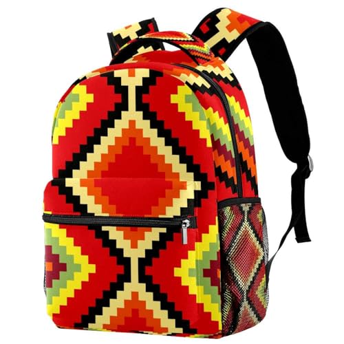 Sac à dos d'école étanche multicolore de 29.4x20x40cm pour ordinateurs portables