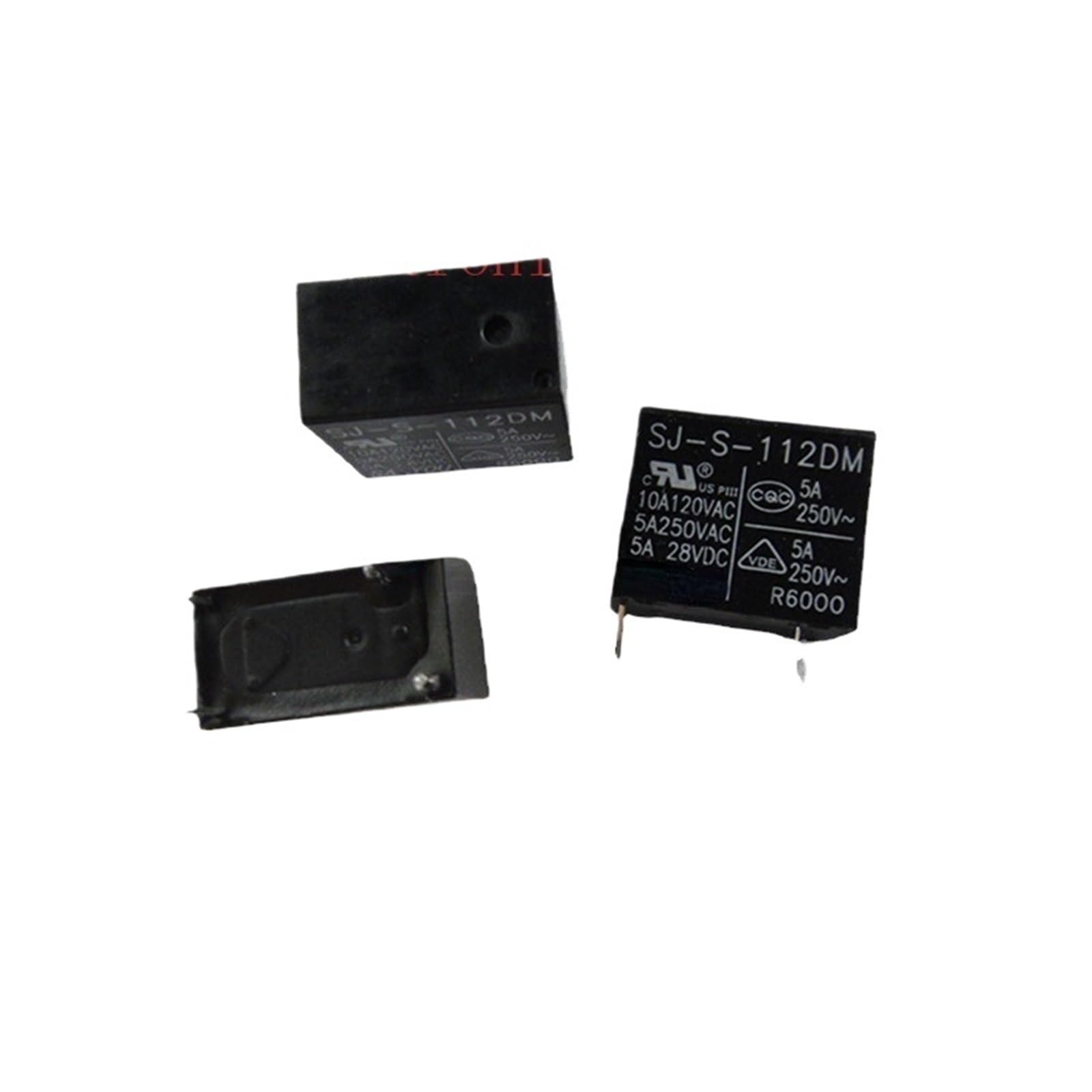 Relé SJ-S-112DM de 4 pines para reparar placas de control con fallo 5A