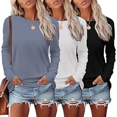 3pcs Black / White / Gray Blue