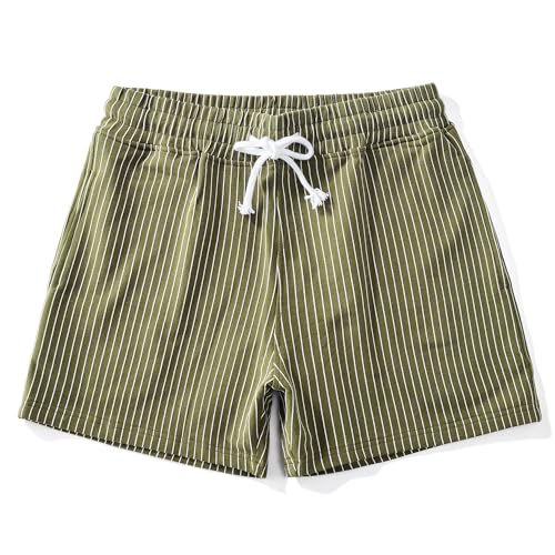 Mens Sweat Workout Shorts 5 Inch Inseam Casual Athletic Jogger Short Shorts for Men