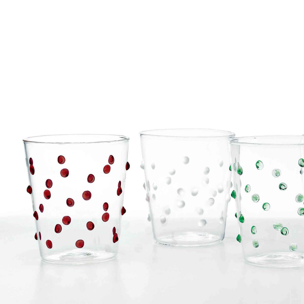 Zafferano Party Bicchiere Tumbler 45 Cl Set 6 Pz In Vetro Multicolore