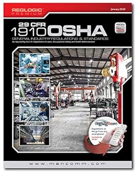 Perfect Paperback Mancomm's OSHA General Industry CFR 1910 January 2020 Book Premium Book