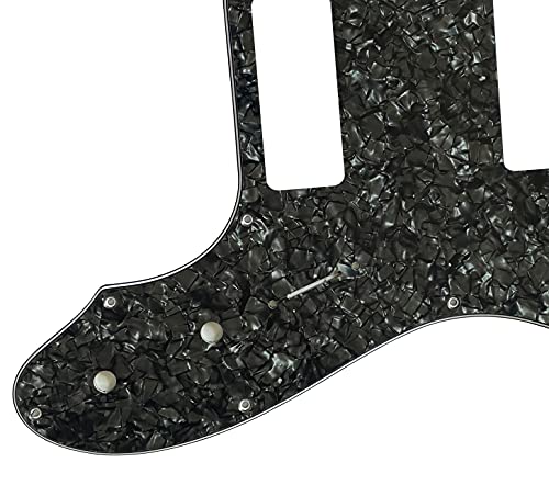 Electric Guitar Pickguard For Classic Series '72 Thinline Tele P90 Style (4 Ply Black Pearl) #TOP4