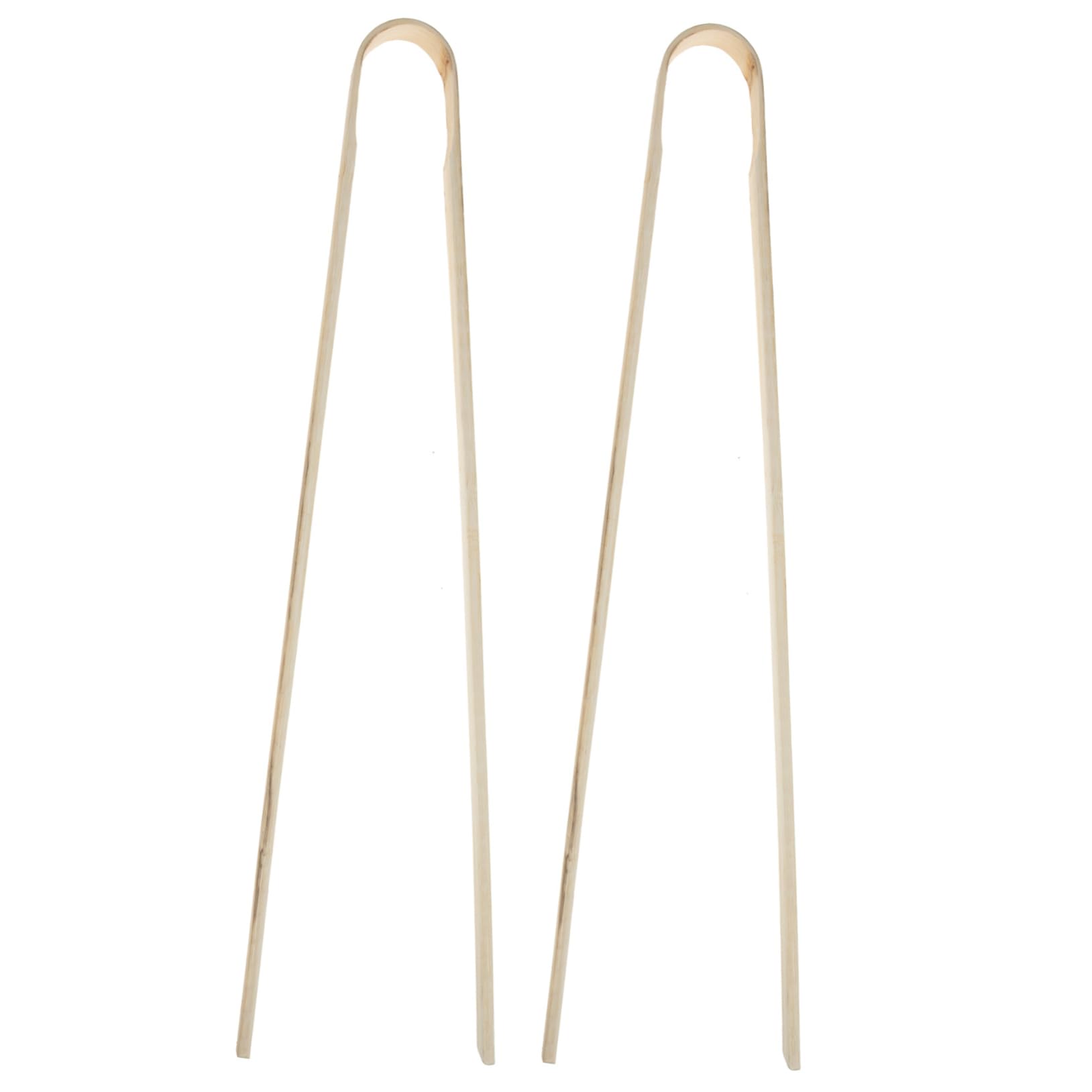 HEALEEP 2pcs Bamboo Litter Picker Tools Garbage Pickup Stick Pliers for Sanitation Workers