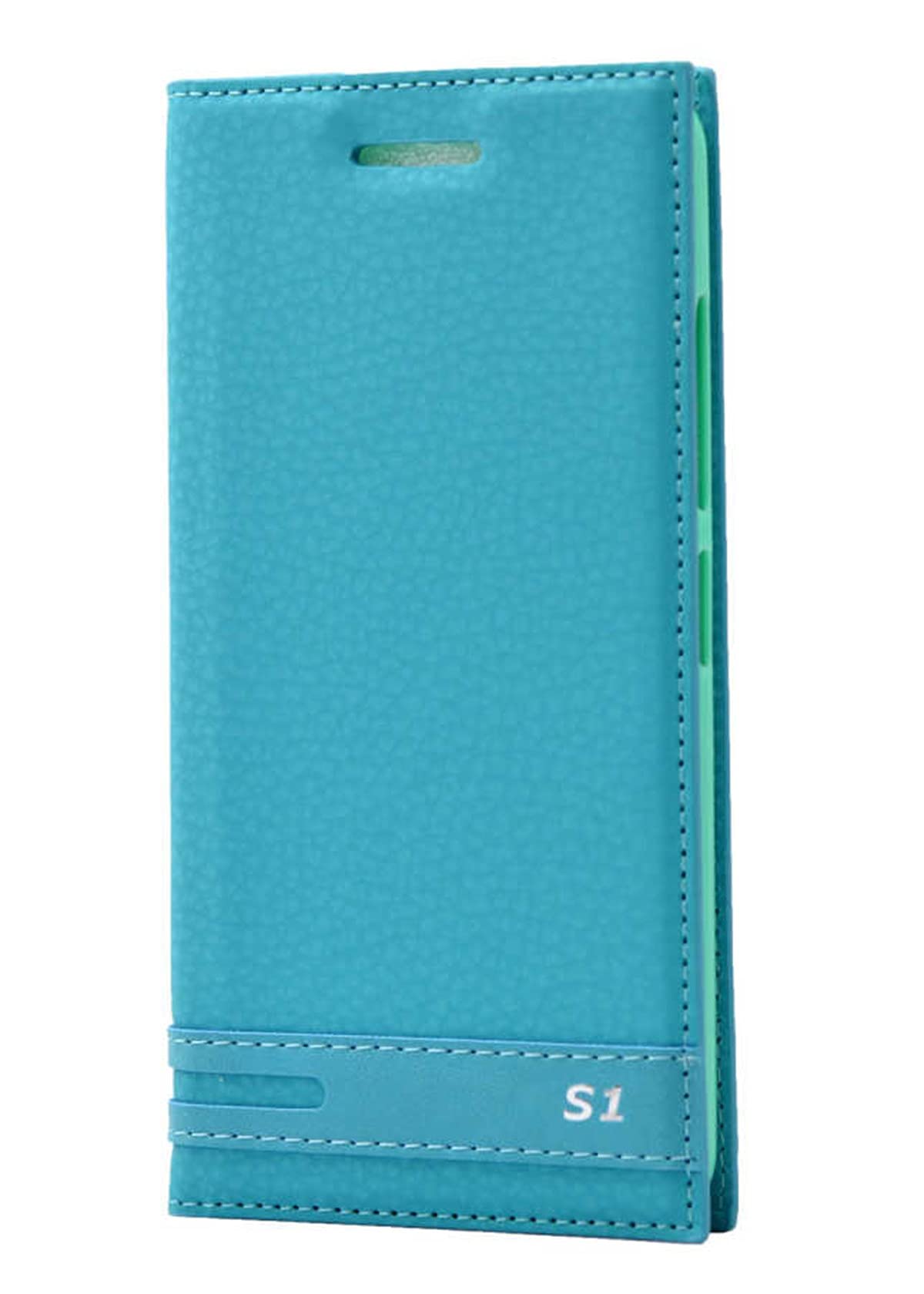 Zore 3056 Lenovo Vibe S1 Lite ile Uyumlu Kılıf, Elite Kapaklı ile Uyumlu Kılıf, Turkuaz