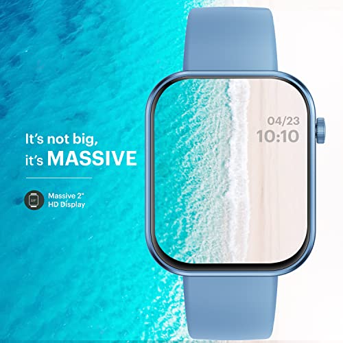 Image of URBAN Nexus M Smart BT Calling Smart Watch with Massive 2.0 inch Super HD Display, One-Connect Realtek Chipset, Games, 120+ Sports Modes, 150+ Watch Faces, Dedicated Health Sensors (Cobalt Blue)