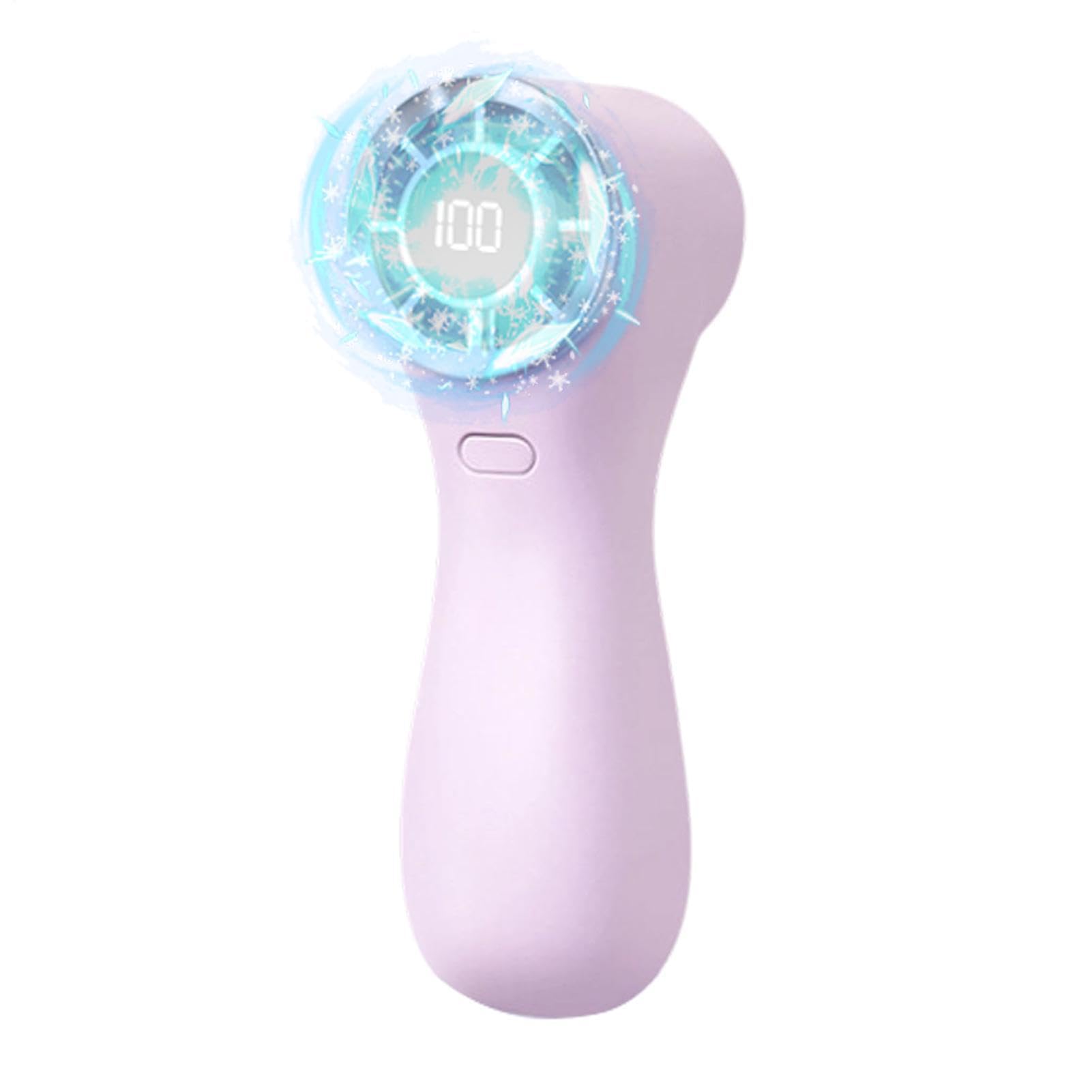Ventilateur portable rechargeable réglable avec souffleur d'air