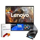 Lenovo IdeaPad 1i Laptop, 15.6" FHD Touchscreen, Intel Core i5-1335U Processor, 16GB RAM, 1TB SSD, Windows 11 Pro, MS Office Lifetime with Copilot AI, Wi-Fi 6, HDMI, External DVD Drive & Mouse, Blue