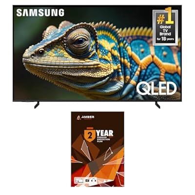 Samsung QN50Q60DAFXZA 50 Inch Q60D QLED 4K Smart TV with Quantum HDR and 2 Year Amber Protection Plan (2024)
