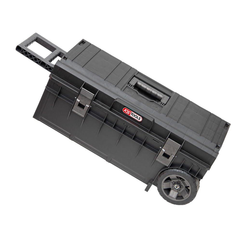 KS TOOLS 850.0389F - Caja de herramientas transportable SCM con trolley - Caja de herramientas con ruedas - Caja de herramientas móvil con trolley