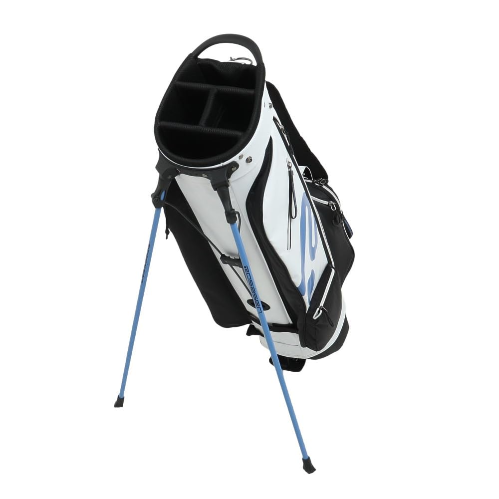 ROSASEN キャディバッグ スタンド式 ホワイト キャンバス