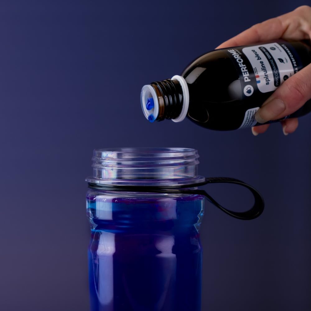 Spiruline Bleue 12000mg/l • Compétitions & Performances • Ultra Concentrée en Phycocyanine • 20 doses • Goût agréable • 100% Naturel • Made In France • Performe