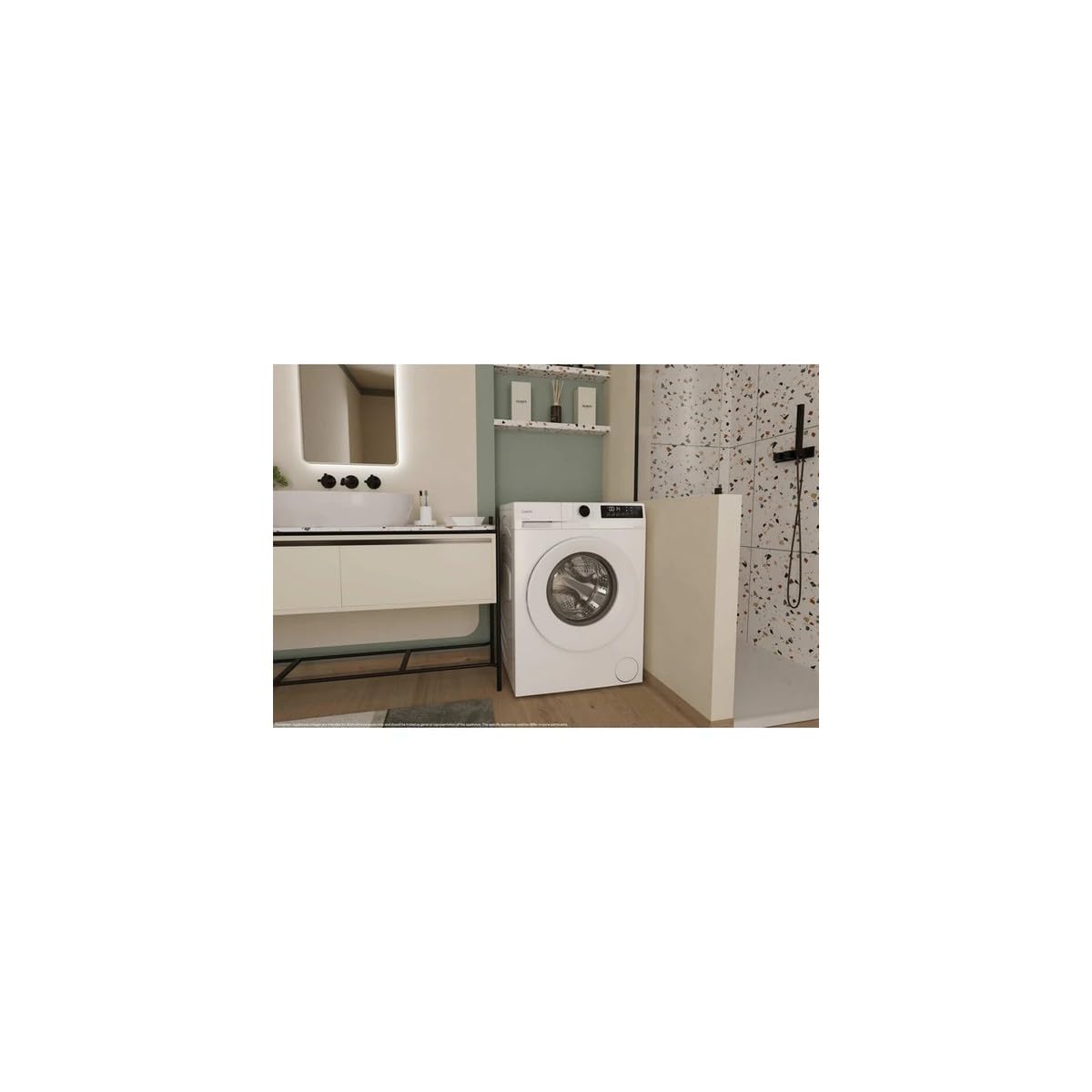 Candy GD48S5-S - Lavadora Carga Frontal 8 Kg 1400 Rpm A Blanco