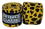 Ring to Cage Leopard Printed Handwraps Mexican Style Stretchable 180'
