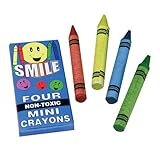Mini Smile Crayons/4-Bx (144 Pieces) - Bulk