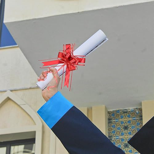 Miniatura 121 de WEWILUCK Lazos de regalo para regalos, lazos rosas para envolver regalos, lazos de regalo con cinta para bodas, despedidas de soltera y decoración