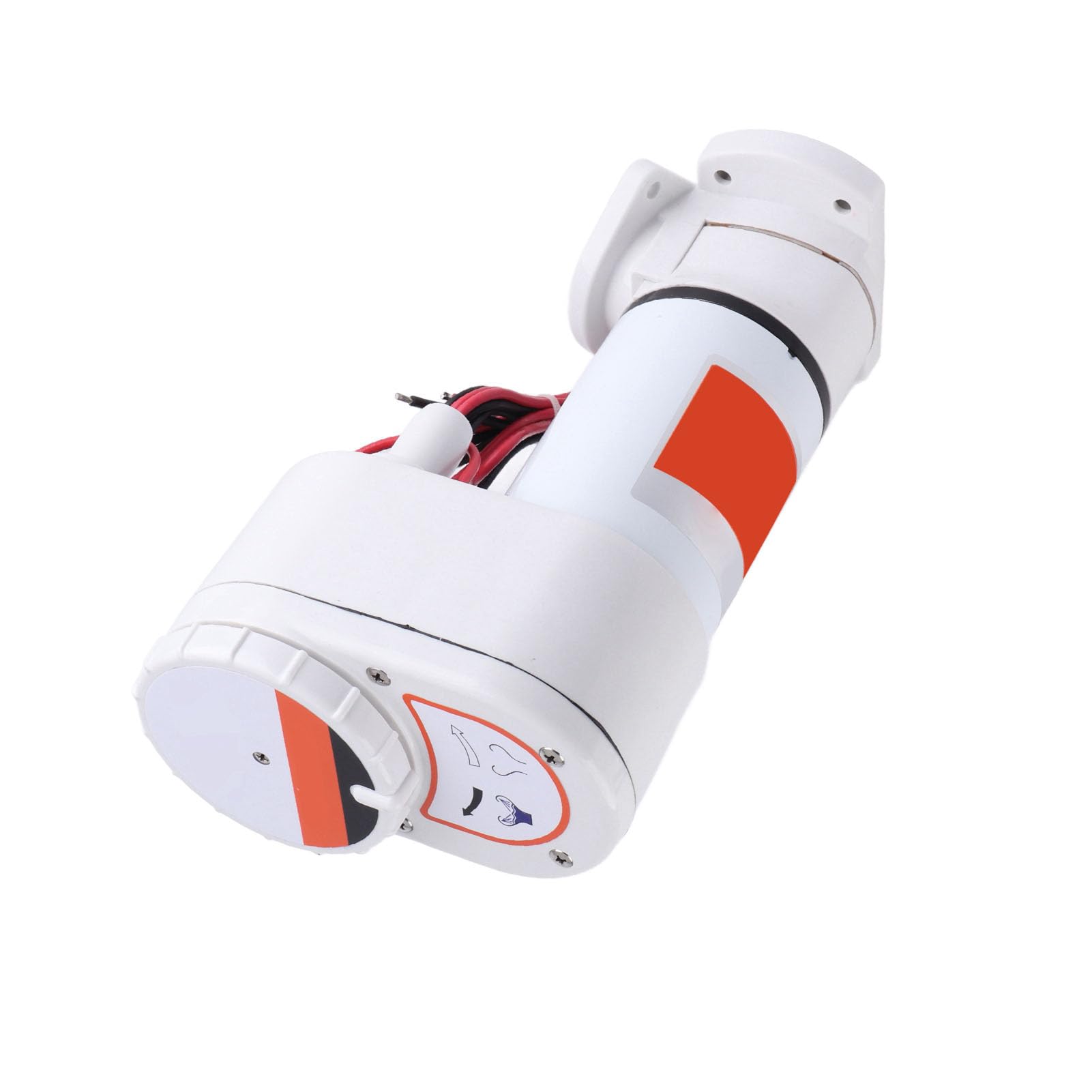 Kit di Conversione per WC Marino Manuale in Elettrico, Dispositivo di Prevenzione del Riflusso, Pompa per WC Marina Elettrica Autoadescante per Raccordi (Portata massima 12 V 21