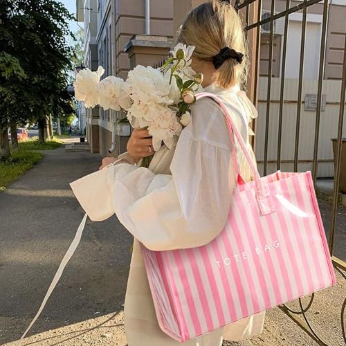 Image of KALIDI PVC Tote Bag Women's Kraft Paper Work Handbags Purses with Top Handle